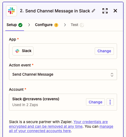 zapier new zap page