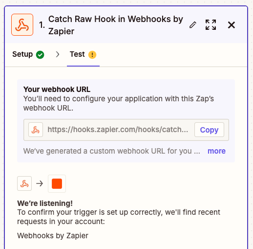 zapier new zap page